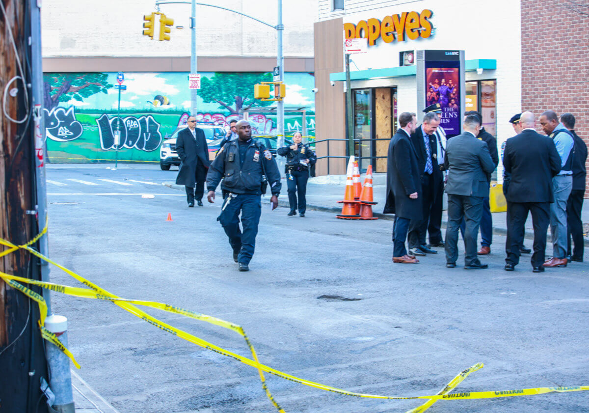 Bronx shooting scene