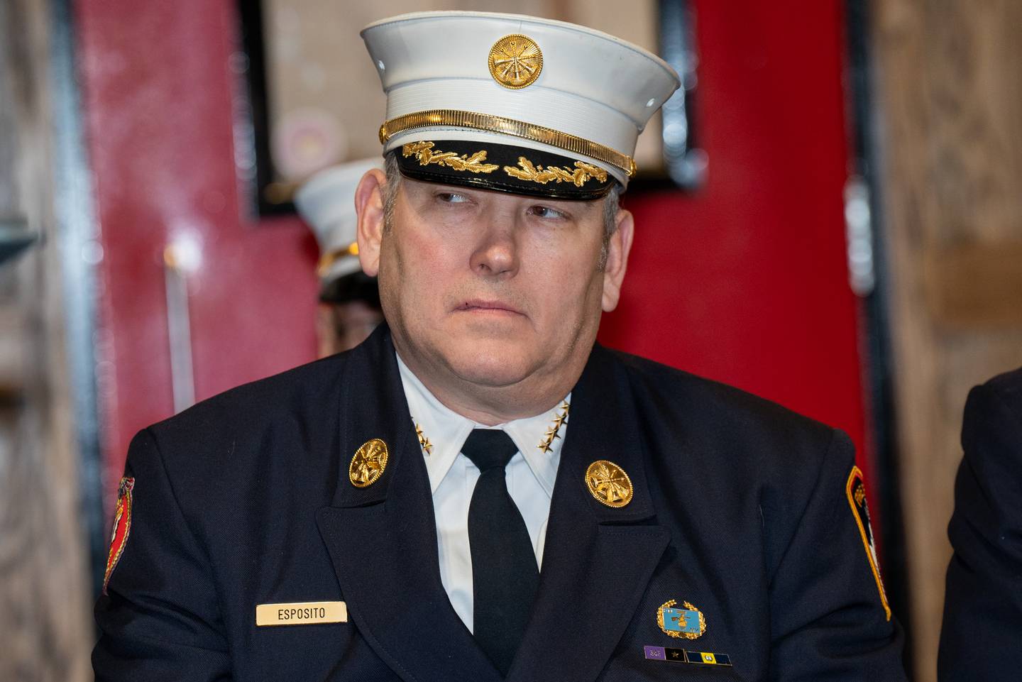 Chief of Fire Operations John Esposito is pictured Sunday in Queens. 