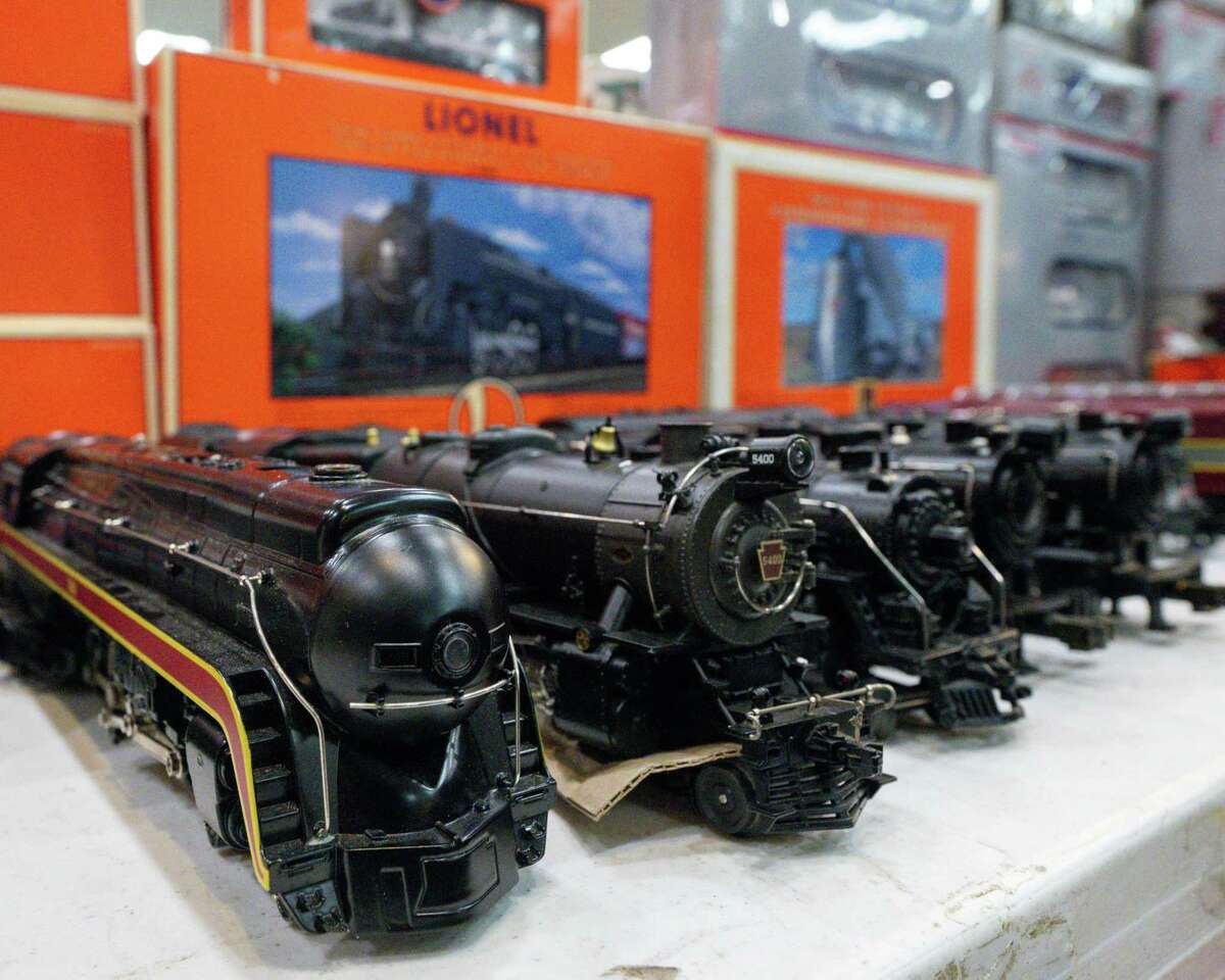 Model trains on sale at the Albany Train Show on Saturday, March 18, 2023, at the Polish Community Center in Albany, NY.