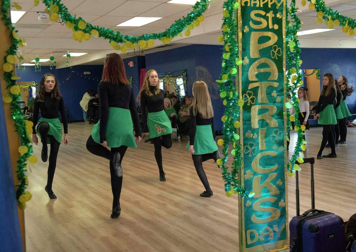 Dancers from Bethlehem Traditional Irish Dance School demonstrate Irish Step Dance during the 12th Annual Capital District's Celtic Music Jam at CM School of Fine Arts on Sunday, March 19, 2023 in Clifton Park, N.Y.