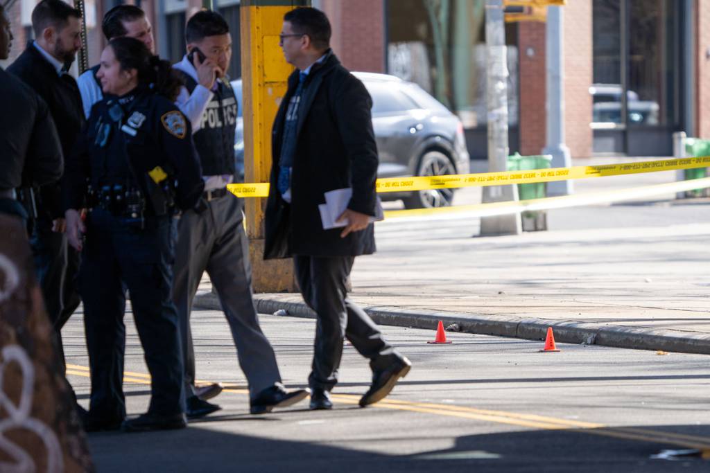 A 40-year-old man was shot twice in the right foot and once in the right leg at Westchester Ave. and E. 156th St. in the Bronx. 