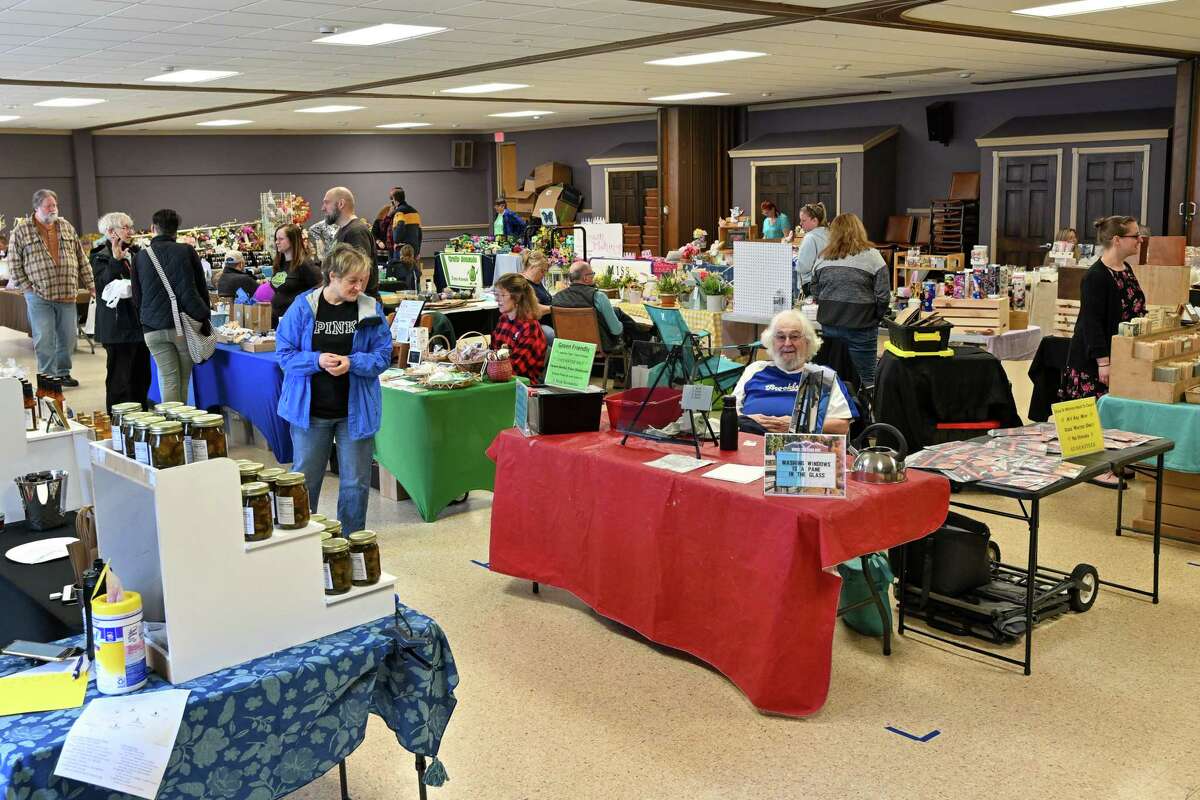 A village-wide craft and vendor fair on Saturday, April 1, 2023, in Altamont, NY.