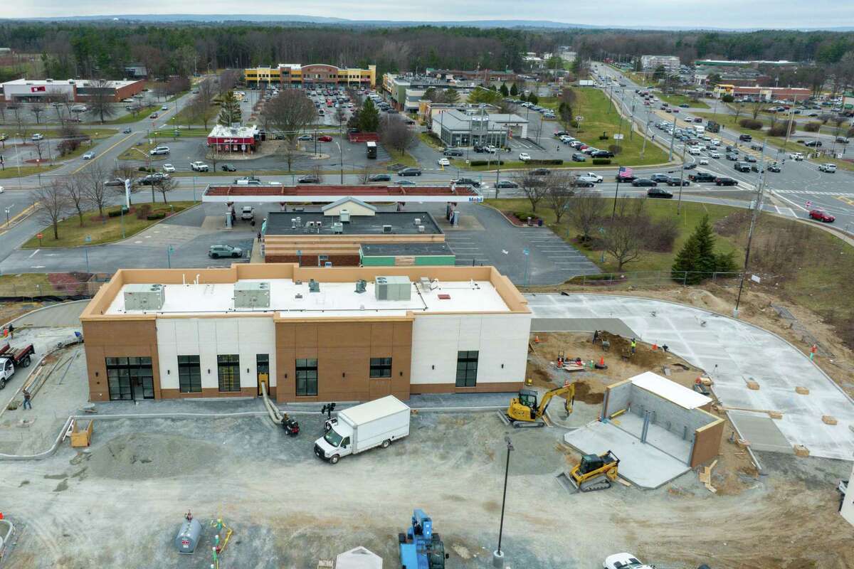 Construction continues at a new Chick-fil-A on Wednesday, April 5, 2023, on Clifton Park Center Road in Clifton Park, NY.