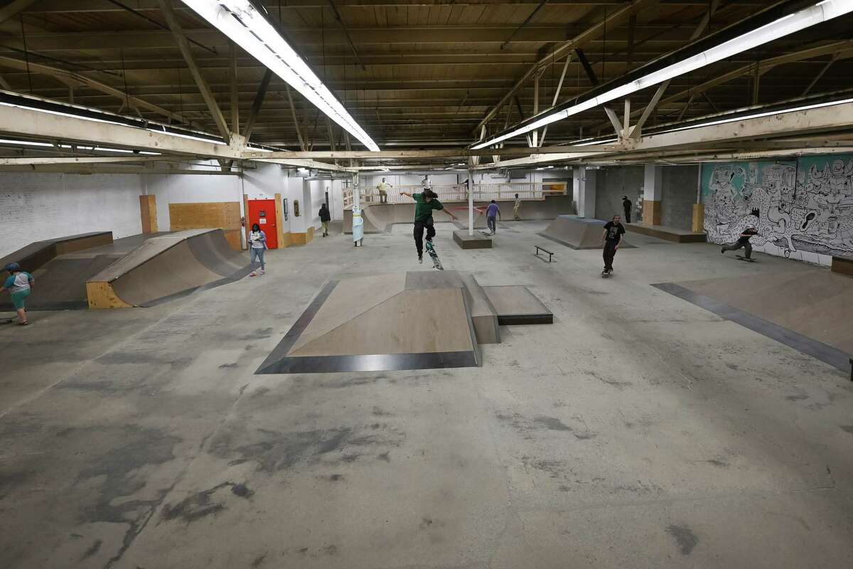 The grand opening of the Noteworthy Community Center’s indoor skate park on Saturday, April 29, 2023, on Broadway in Albany.