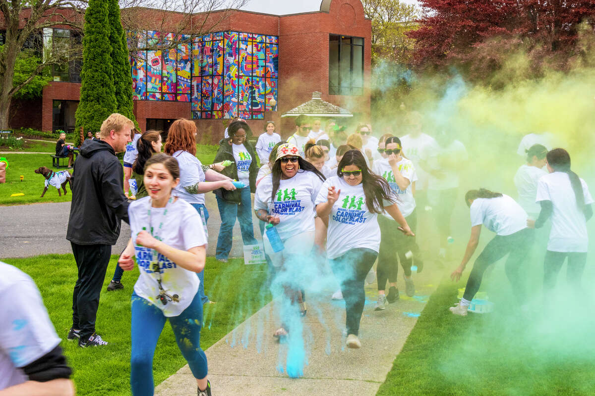 Were you seen at Russell Sage College's Carnival & Color Run on Friday, April 28, 2023? It was a fantastic way to wrap up the last week of classes and unwind before finals.