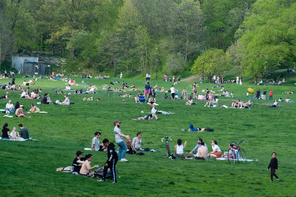 Prospect Park in Brooklyn on May 3, 2020.