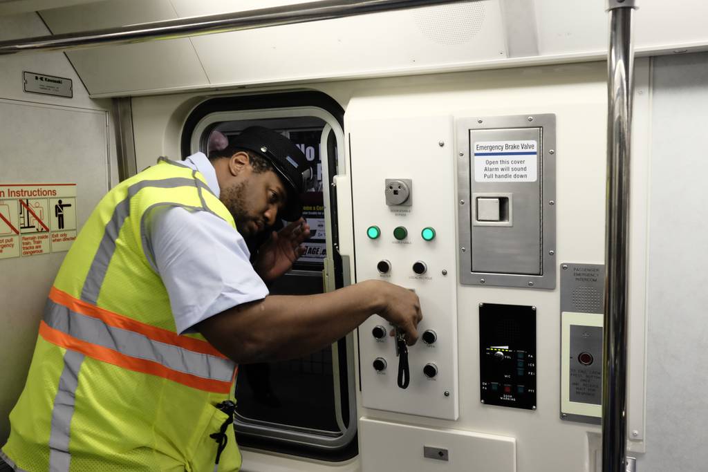 The cars made a brief run Thursday from Hoboken to World Trade Center with Port Authority officials aboard. The cars will be tested over the next week before being put into passenger service.