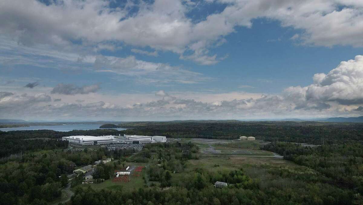 The GlobalFoundries site and surrounding Luther Forest Land on Monday in Malta. GlobalFoundries has completed the purchase of 800 acres of additional land adjacent to its manufacturing facility.