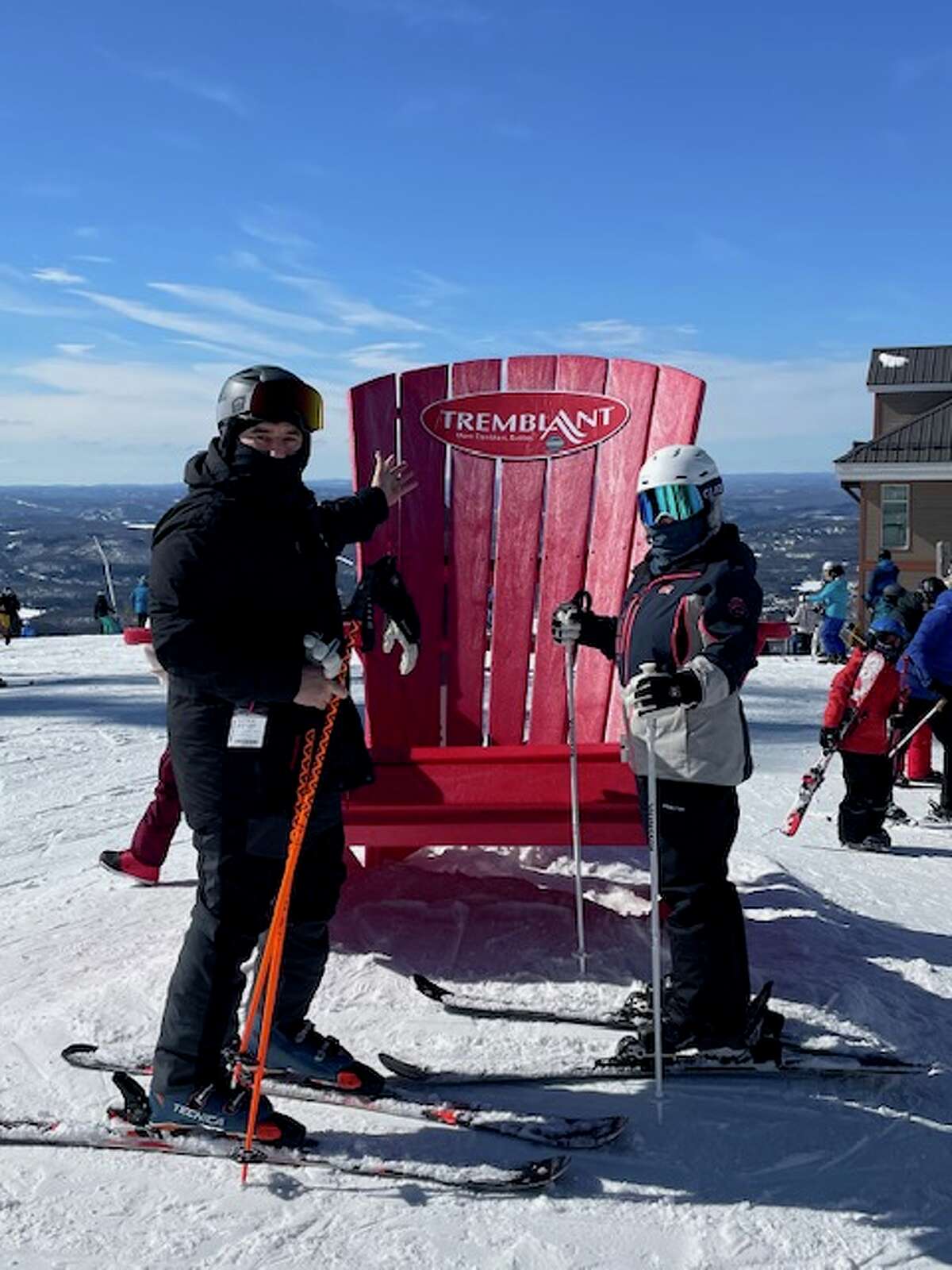 2. We learned to ski just a few years ago. We are much better at après ski.