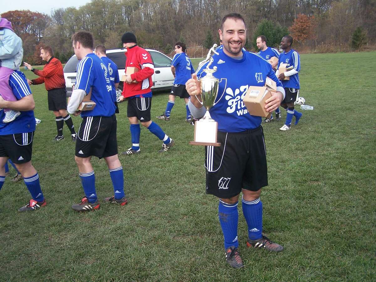 4. I continue to play recreational soccer in men’s leagues. Champs in 2006.