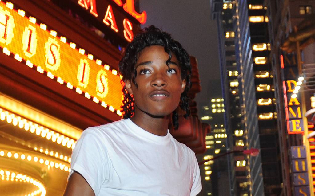 Jordan Neely photographed in Times Square in 2009.