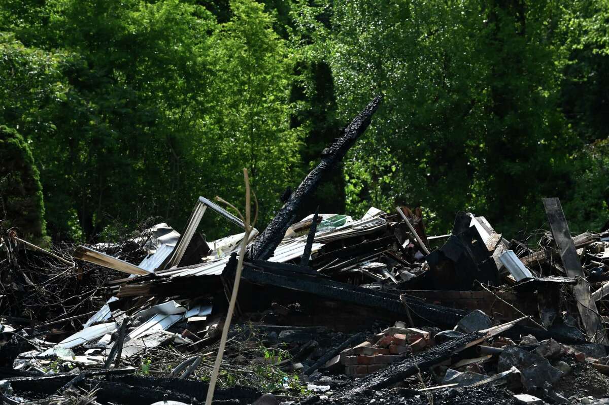 Scene of a fatal fire at 546 River Rd. on Friday, May 19, 2023, in Schodack Landing, N.Y.