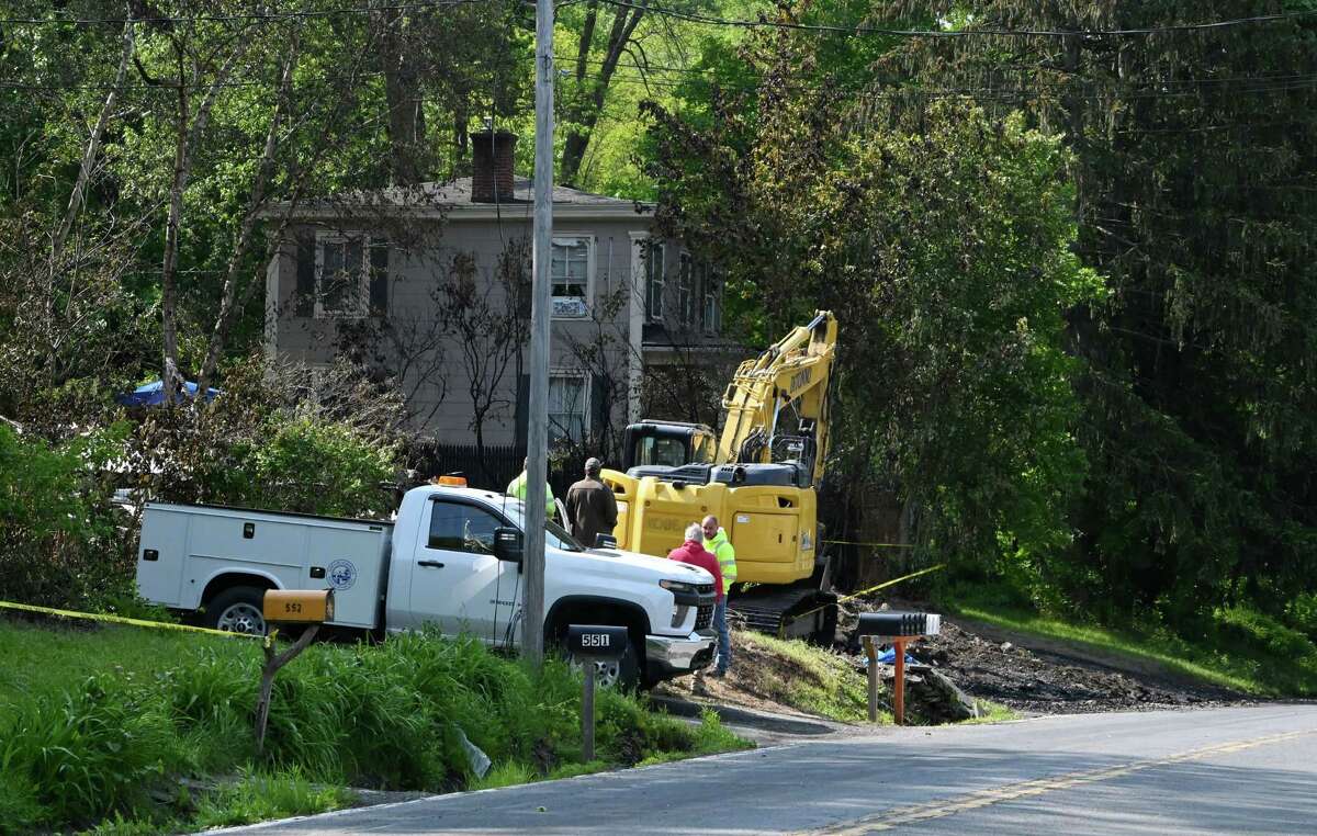 Scene of a fatal fire at 546 River Rd. on Friday, May 19, 2023, in Schodack Landing, N.Y.