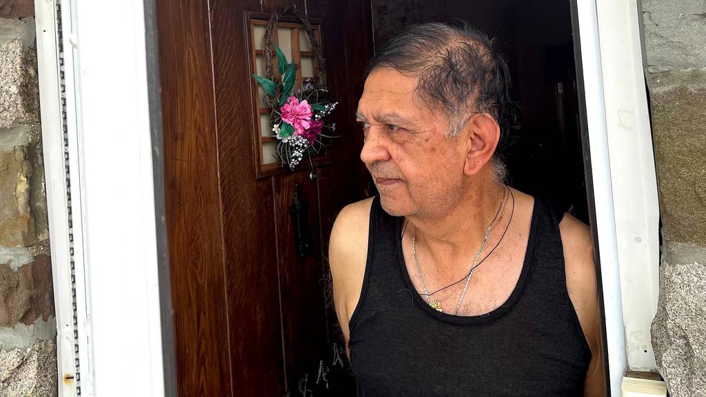 Jaime Gomez, 71, in his Queens home.