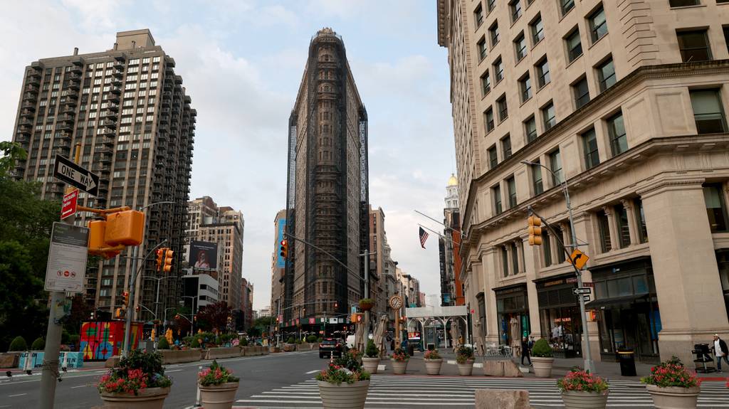 The Flatiron Building is pictured Tuesday in Manhattan. 