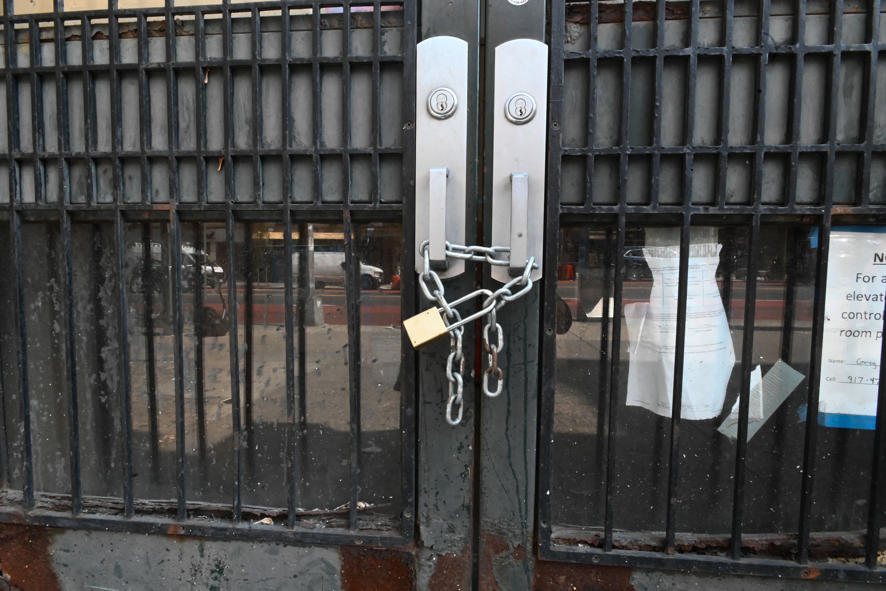 The Muhlenberg Public Library on West 23rd Street was closed for renovations with no date listed to reopen.