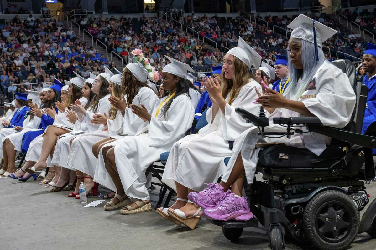 Shaker High School graduates during their commencement ceremony on Saturday, June 24, 2023, at the MVP Arena in Albany, NY.