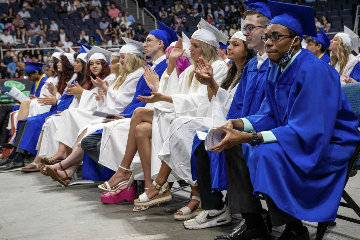 Shaker High School graduates during their commencement ceremony on Saturday, June 24, 2023, at the MVP Arena in Albany, NY.