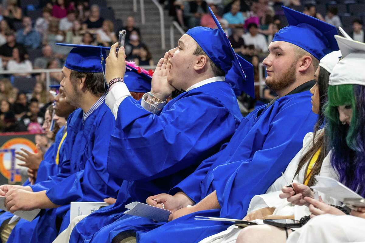 Shaker High School graduates during their commencement ceremony on Saturday, June 24, 2023, at the MVP Arena in Albany, NY.