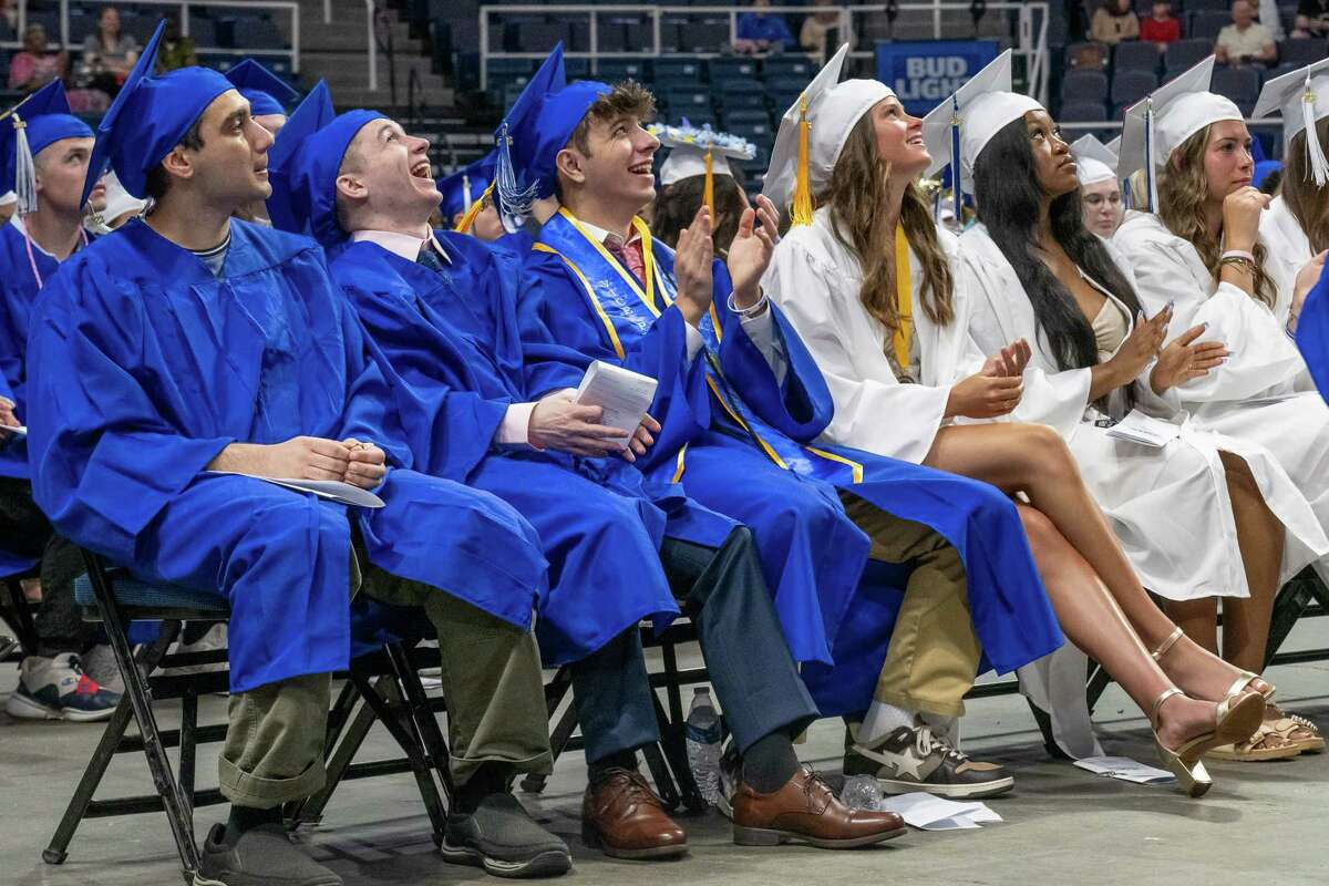 Shaker High School graduates during their commencement ceremony on Saturday, June 24, 2023, at the MVP Arena in Albany, NY.