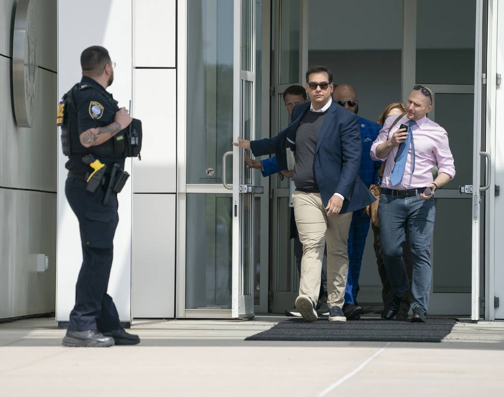 U.S. Congressman George Santos leaves the U.S. Eastern District New York court on Wednesday, May 10, 2023, in Central Islip, New York. 