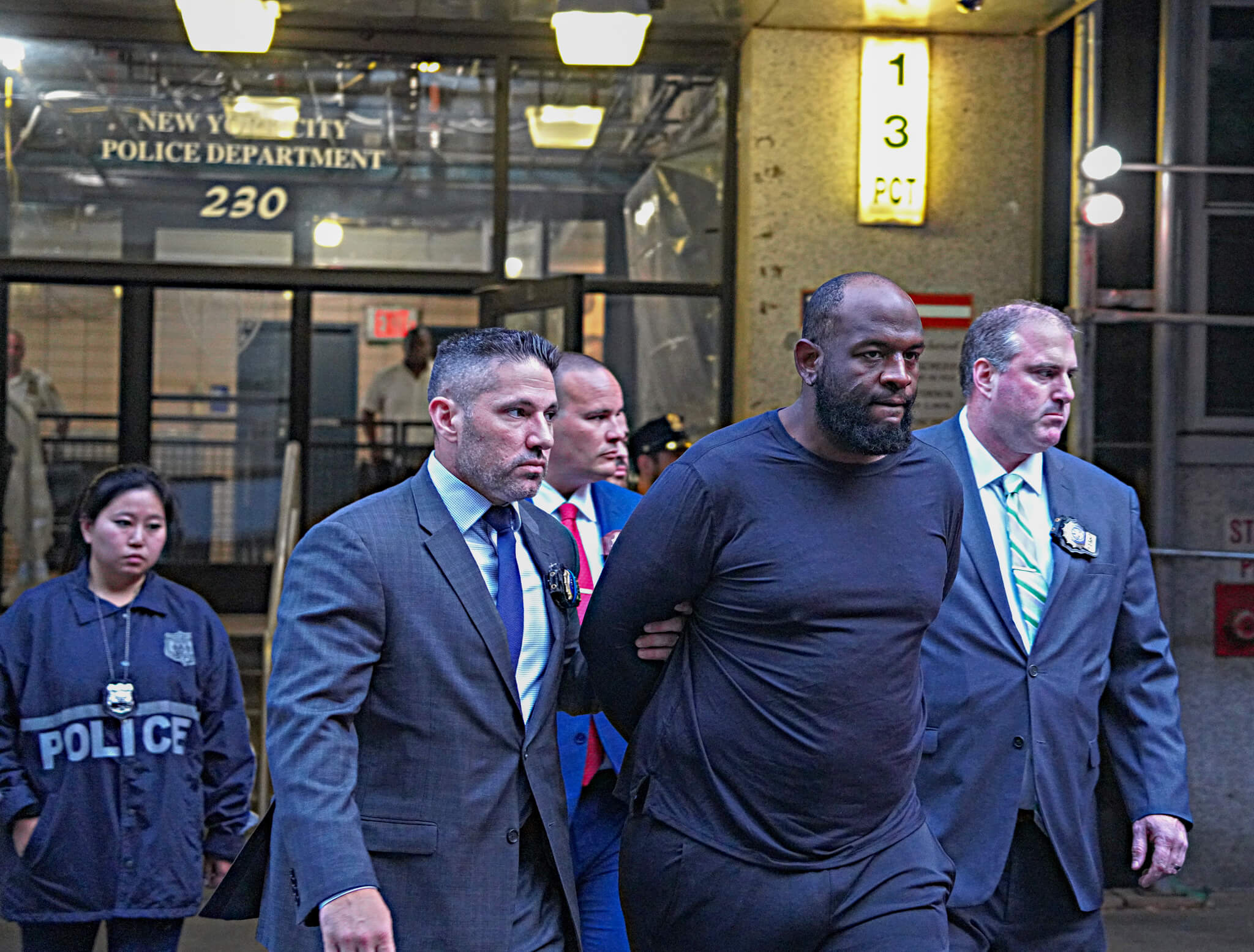 Manhattan subway stabbing suspect Claude White perp walk