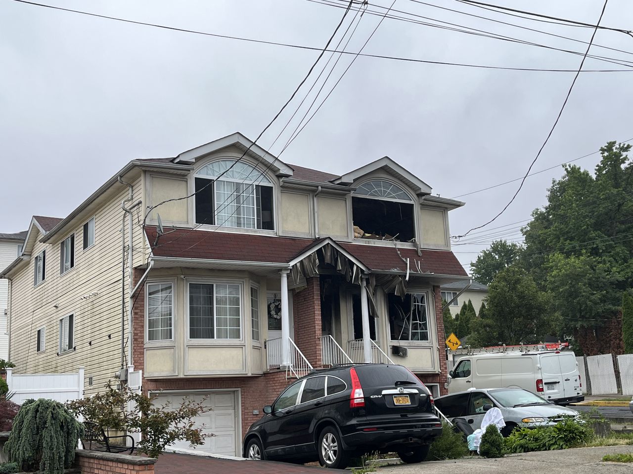 Home fire in Charleston