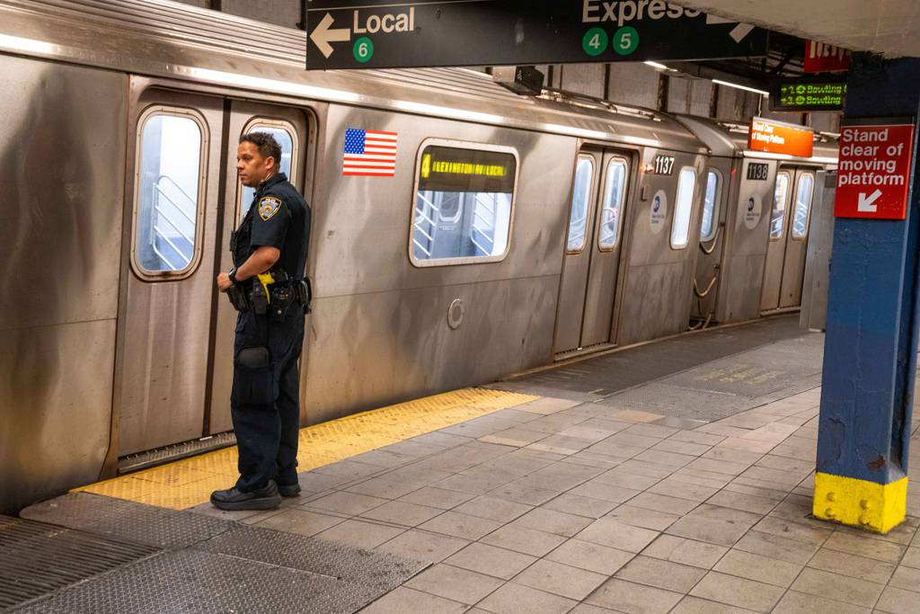 A man was pronounced dead at Bellevue Hospital after he was stabbed aboard a southbound No. 4 train at the Union Square Train Station in Manhattan on June 17, 2023. 