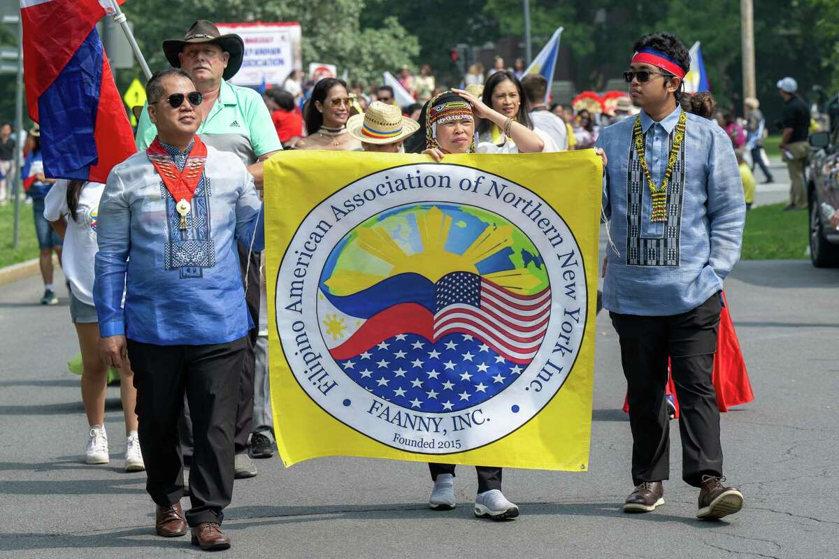 The Filipino Day parade makes its way through Washington Park on Saturday, July 1, 2023, in Albany, NY.