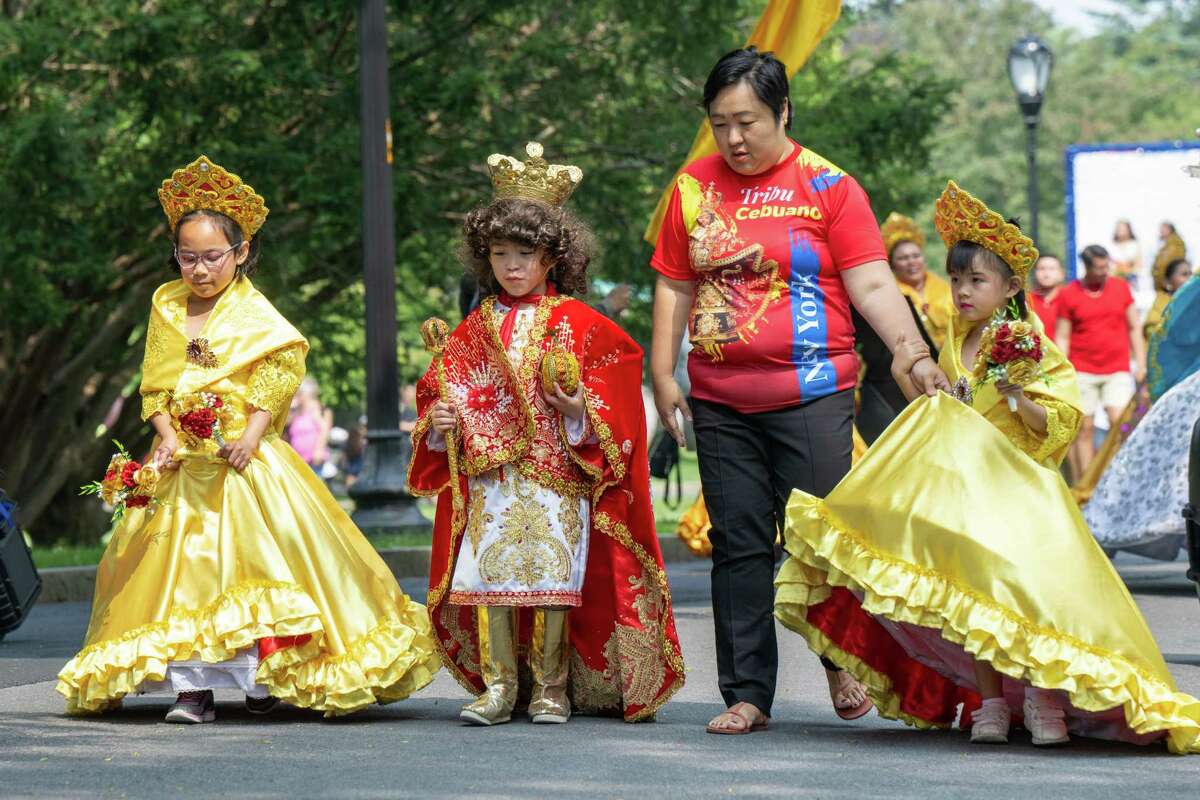 The Filipino Day parade makes its way through Washington Park on Saturday, July 1, 2023, in Albany, NY.