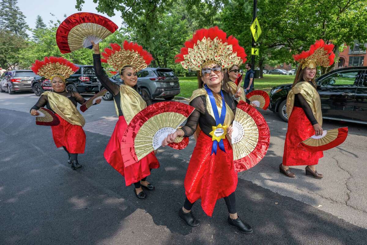 The Filipino Day parade makes its way through Washington Park on Saturday, July 1, 2023, in Albany, NY.