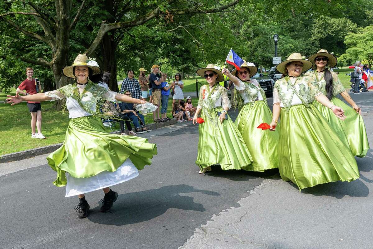 The Filipino Day parade makes its way through Washington Park on Saturday, July 1, 2023, in Albany, NY.