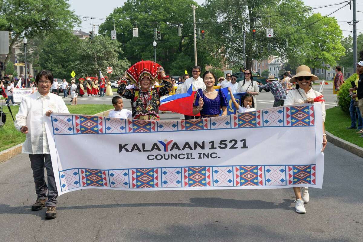 The Filipino Day parade makes its way through Washington Park on Saturday, July 1, 2023, in Albany, NY.