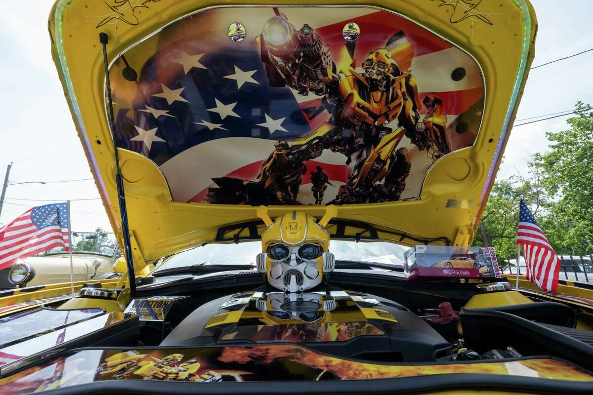 A 2010 Camaro during the Adirondack Muscle Car Show at the Powers Park Concert Series, which kicked off its 20th season on Saturday in Troy.