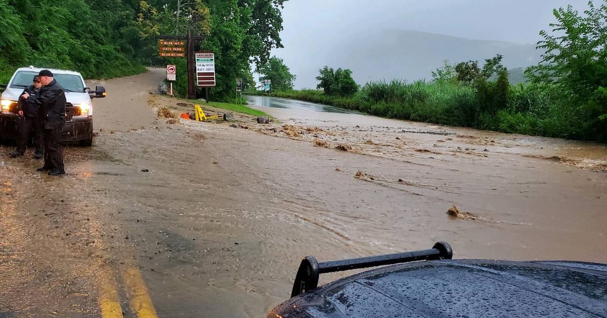 At least one dead in heavy flooding along Hudson River Valley