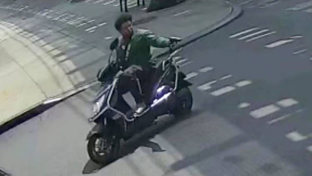 The active shooter on a moped who shot four people on the streets of Queens Saturday morning, according to the NYPD.