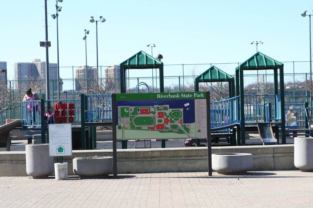 Riverbank State Park in Harlem. 