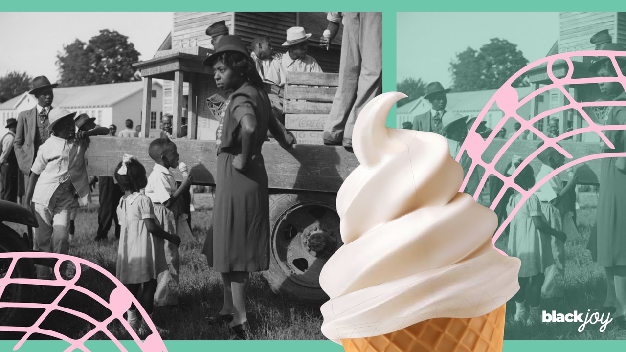 Vintage ice cream photo