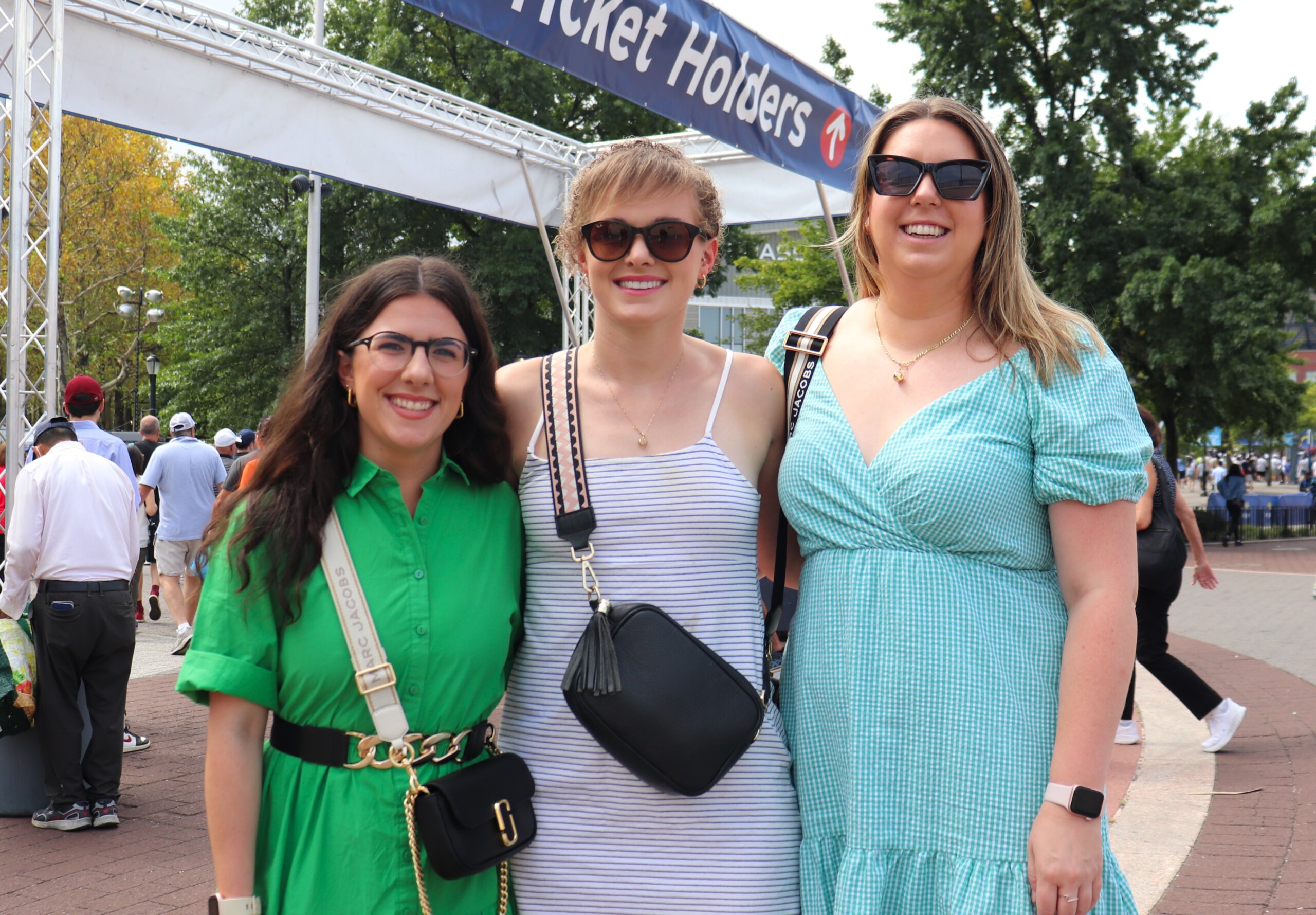 Irish tennis fans at the US Open (Photo: Michael Dorgan, Queens Post)