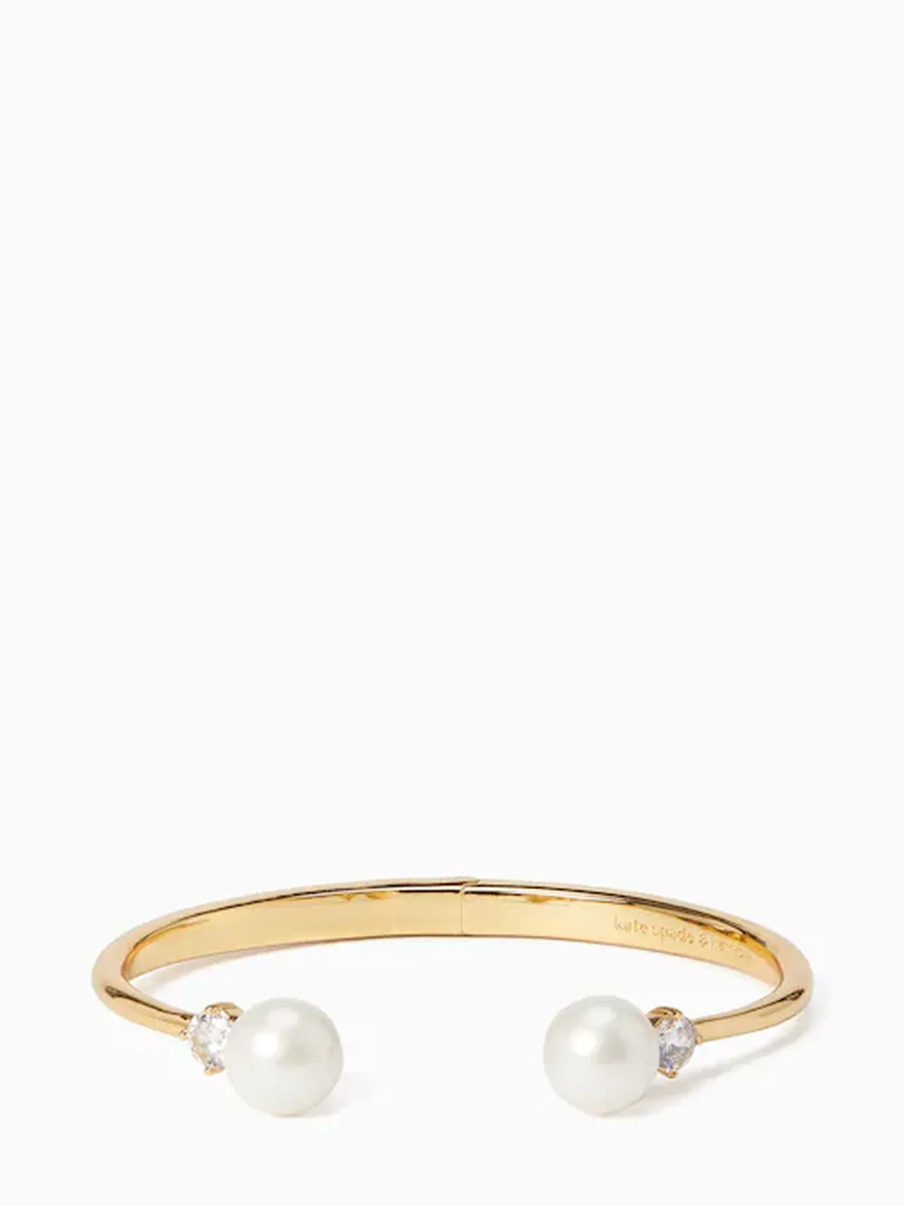 Pearls Of Wisdom Open Hinged Bangle