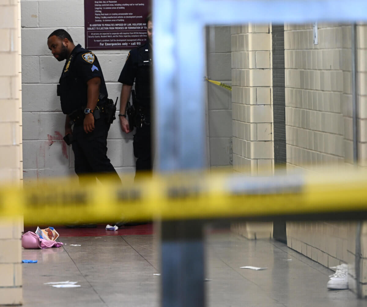 Officers comb Brooklyn shooting scene