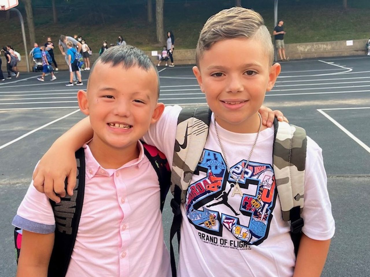 His best friend has alopecia. So this 5th grader shaved his head.