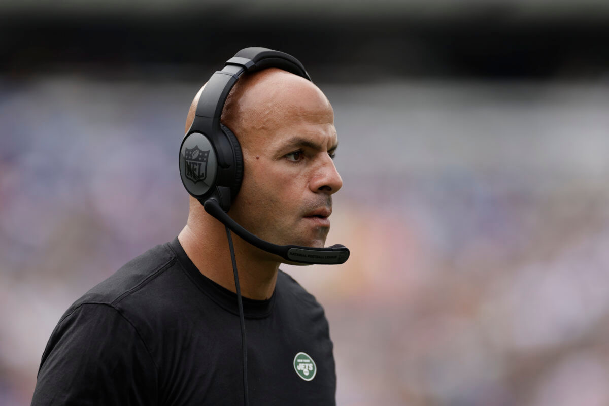 Jets head coach Robert Saleh addresses media at league meetings