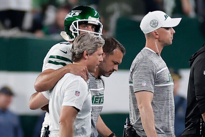 Aaron Rodgers injury Jets Week 1 Bills