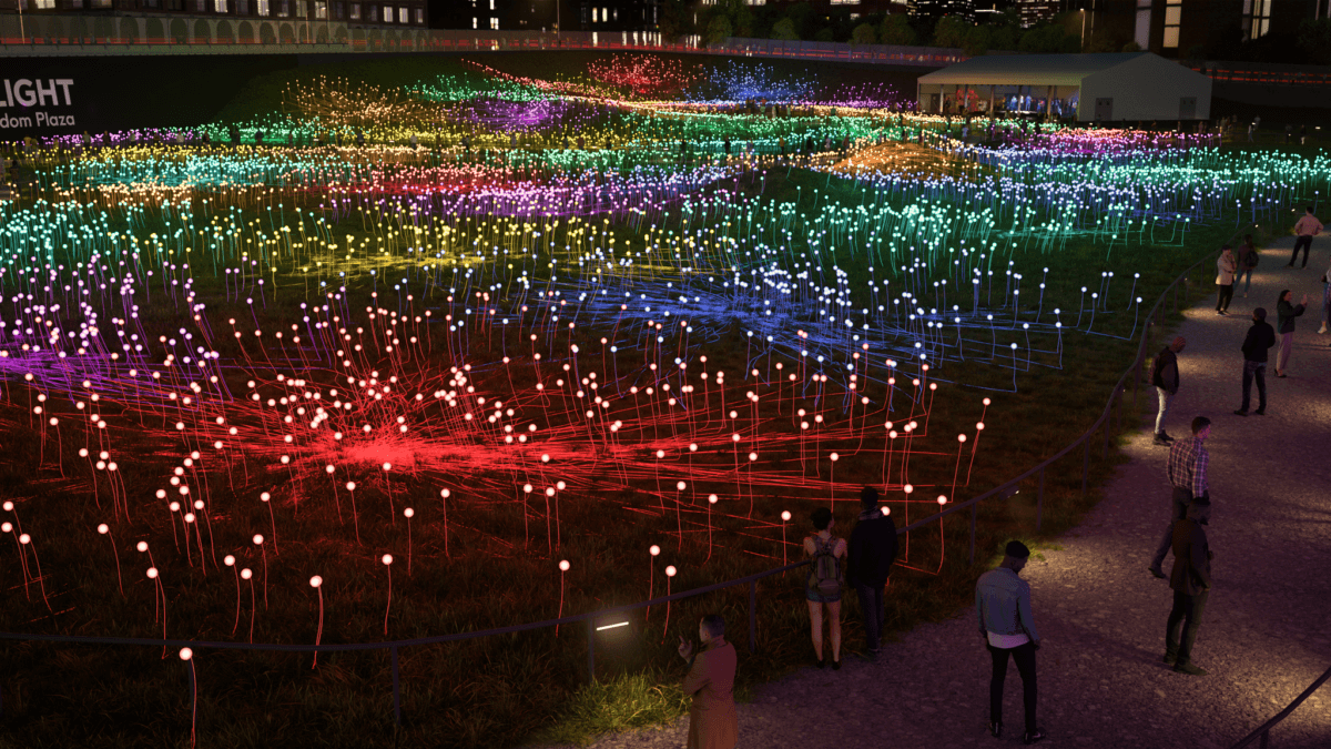 ‘Field of Light’ art installation to illuminate East River waterfront this winter