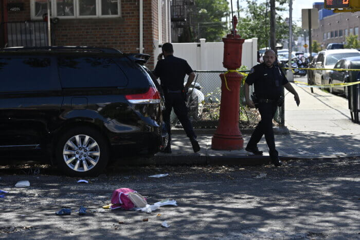 scene of bath beach crash