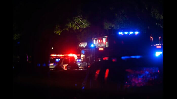 cops on scene of crown heights shooting