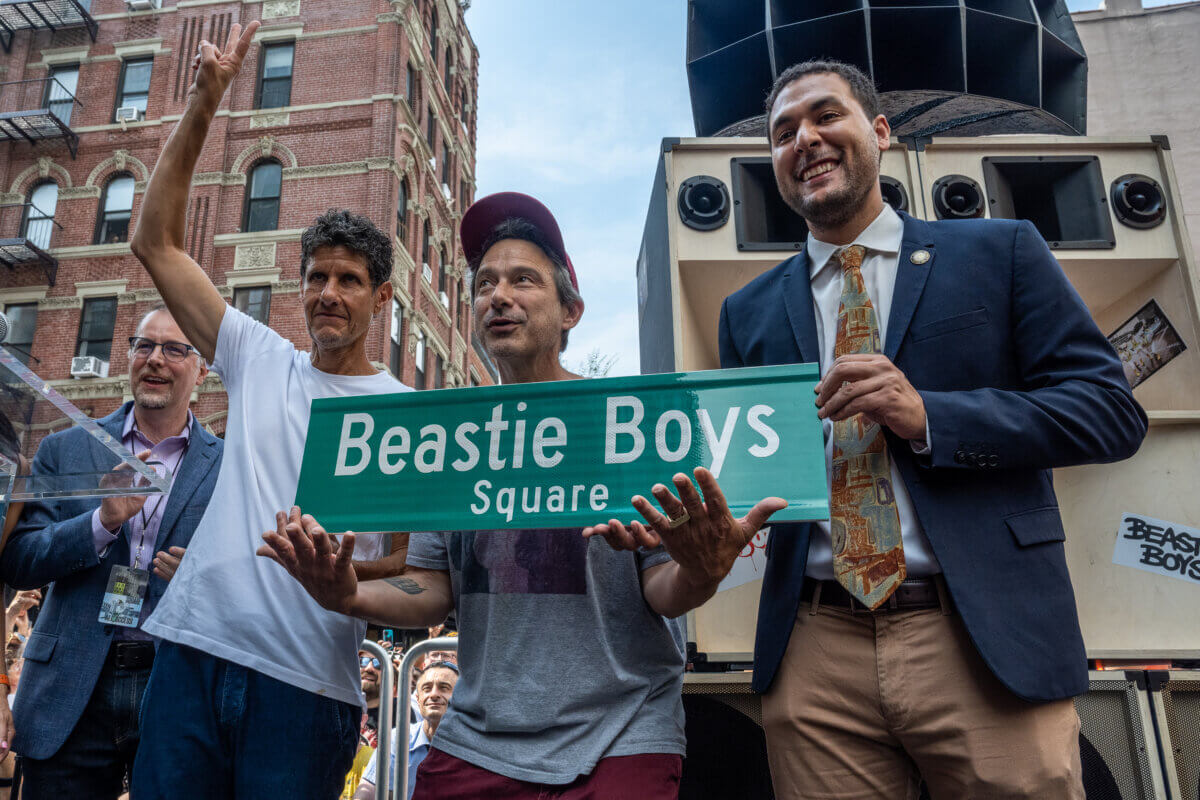 ‘Ch-check it out:’ Lower East Side street co-named ‘Beastie Boys Square’