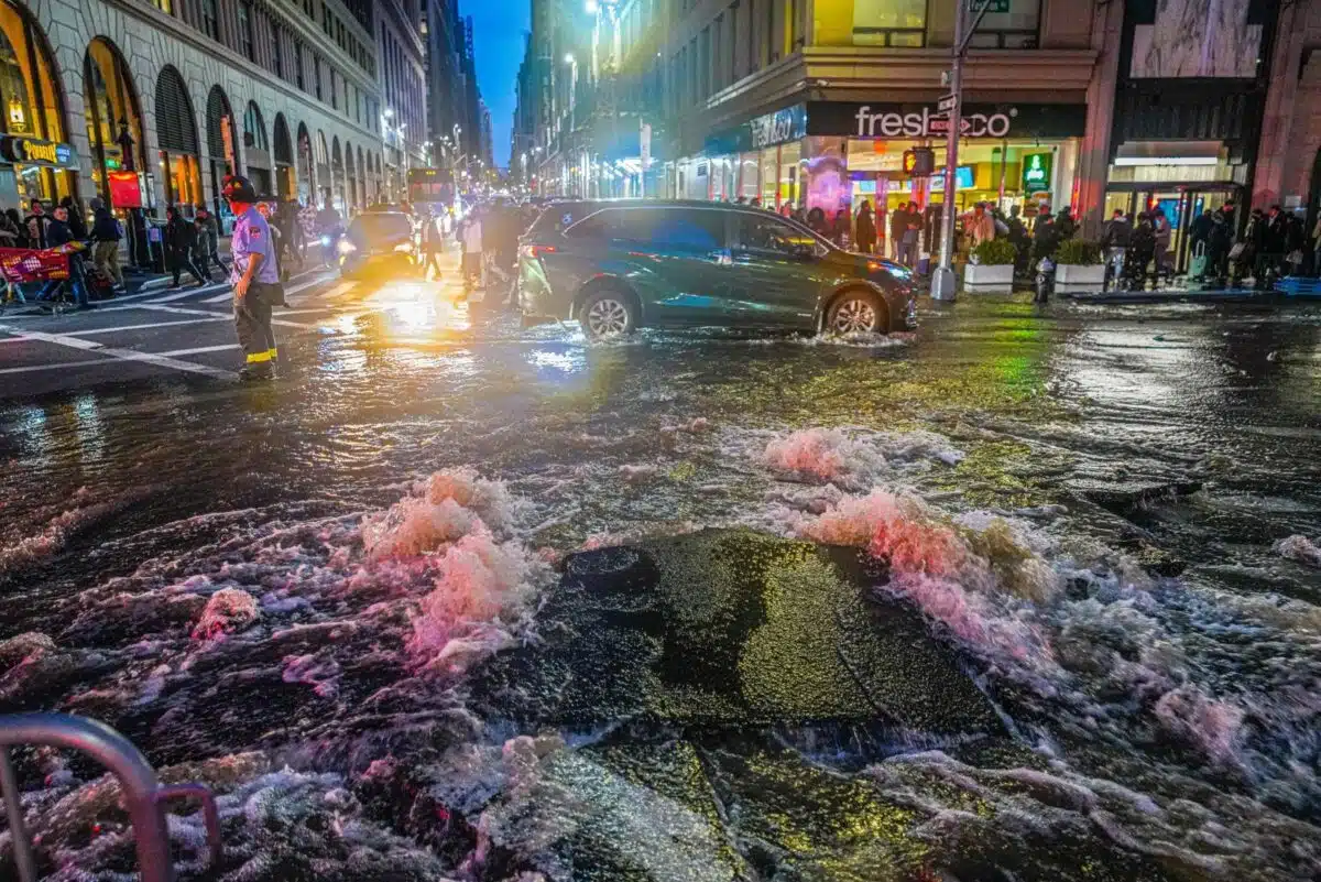 Midtown water main break