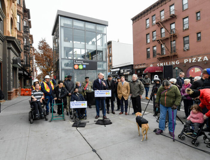 lieber at 7th avenue elevator announcement